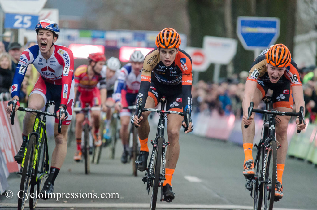 Thrilling sprint for second place in Loenhout